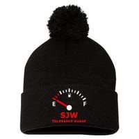 SJW Tolerance Guage Pom Pom 12in Knit Beanie