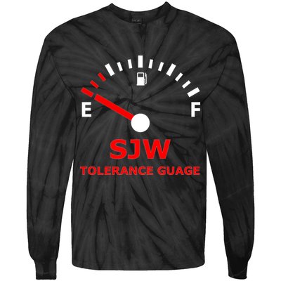 SJW Tolerance Guage Tie-Dye Long Sleeve Shirt