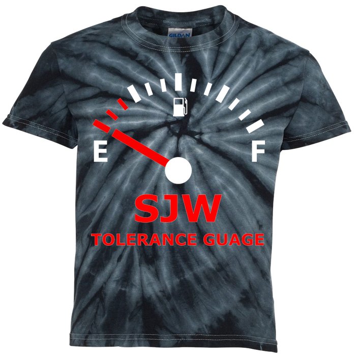 SJW Tolerance Guage Kids Tie-Dye T-Shirt