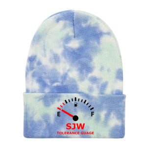 SJW Tolerance Guage Tie Dye 12in Knit Beanie