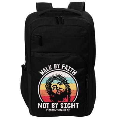 Sunset Jesus Walk By Faith Impact Tech Backpack