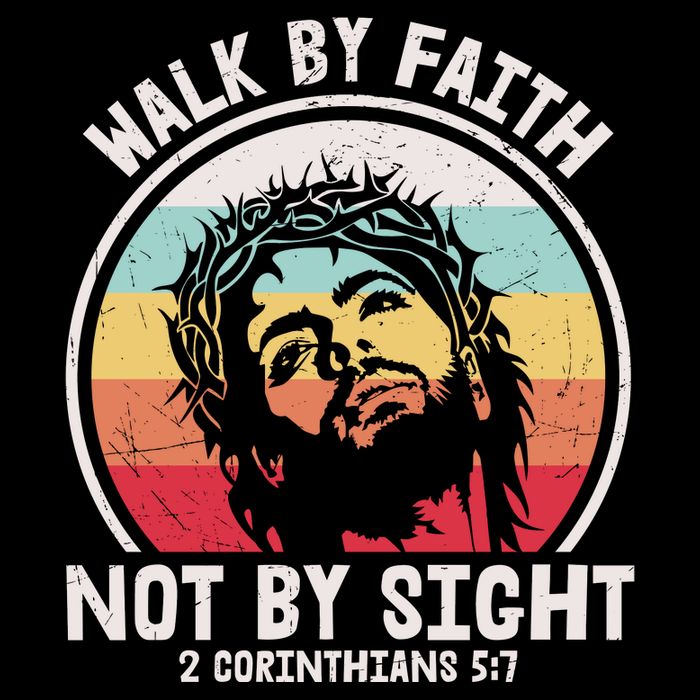 Sunset Jesus Walk By Faith Backpack