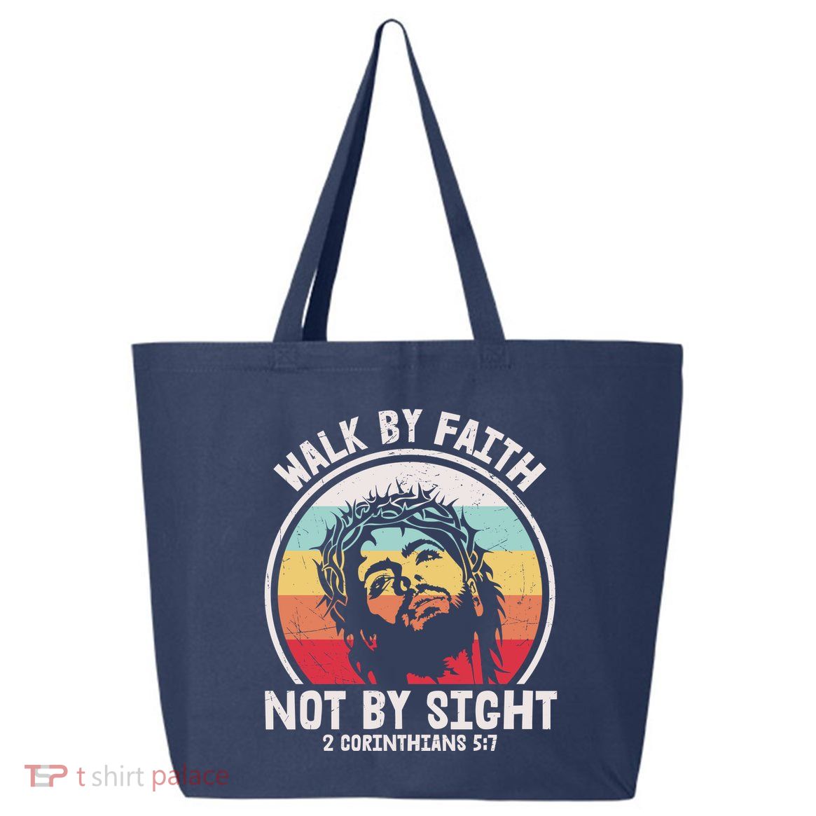 Sunset Jesus Walk By Faith 25L Jumbo Tote