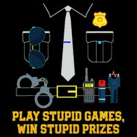 Serving Justice With A Side Of Style Funny Police 16 in Basic Backpack