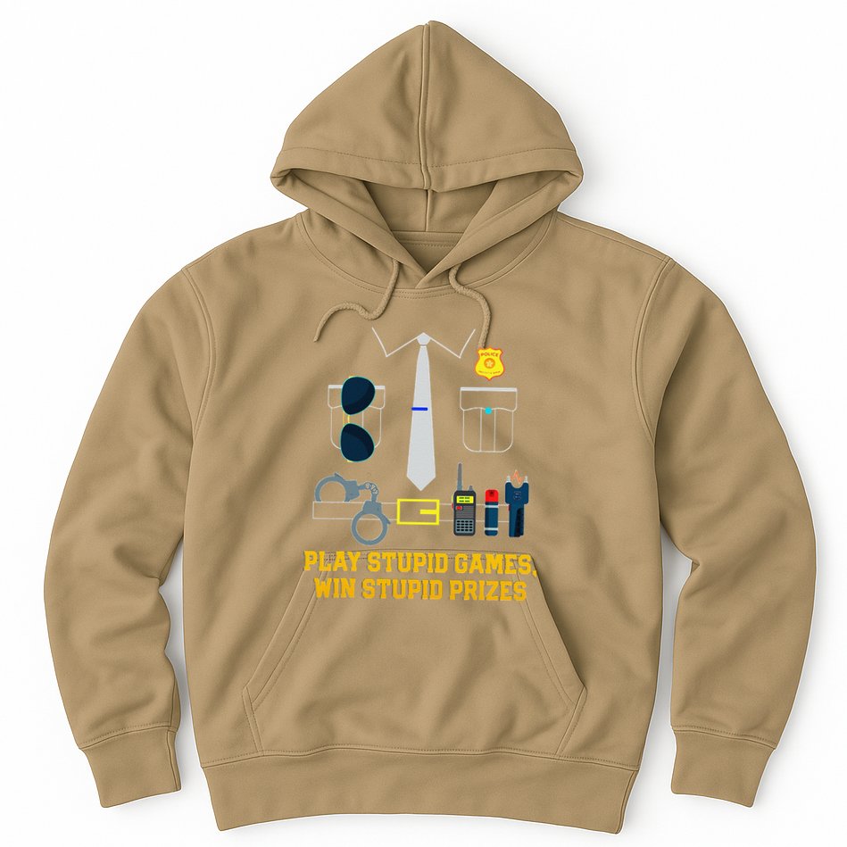Serving Justice With A Side Of Style Funny Police Hoodie