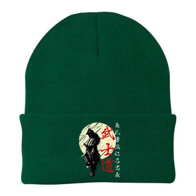 Samurai Japan Warrior Kanji Bushido Code Knit Cap Winter Beanie