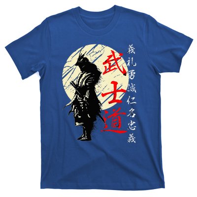 Samurai Japan Warrior Kanji Bushido Code T-Shirt