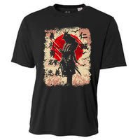 Samurai Japanese Warrior & Bushido Code Swordsman Cooling Performance Crew T-Shirt