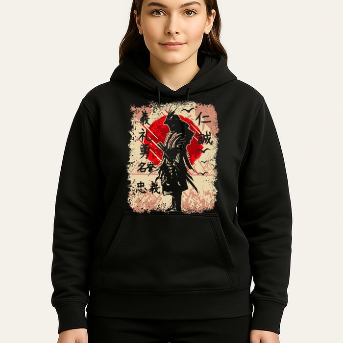 Samurai Japanese Warrior & Bushido Code Swordsman Hoodie