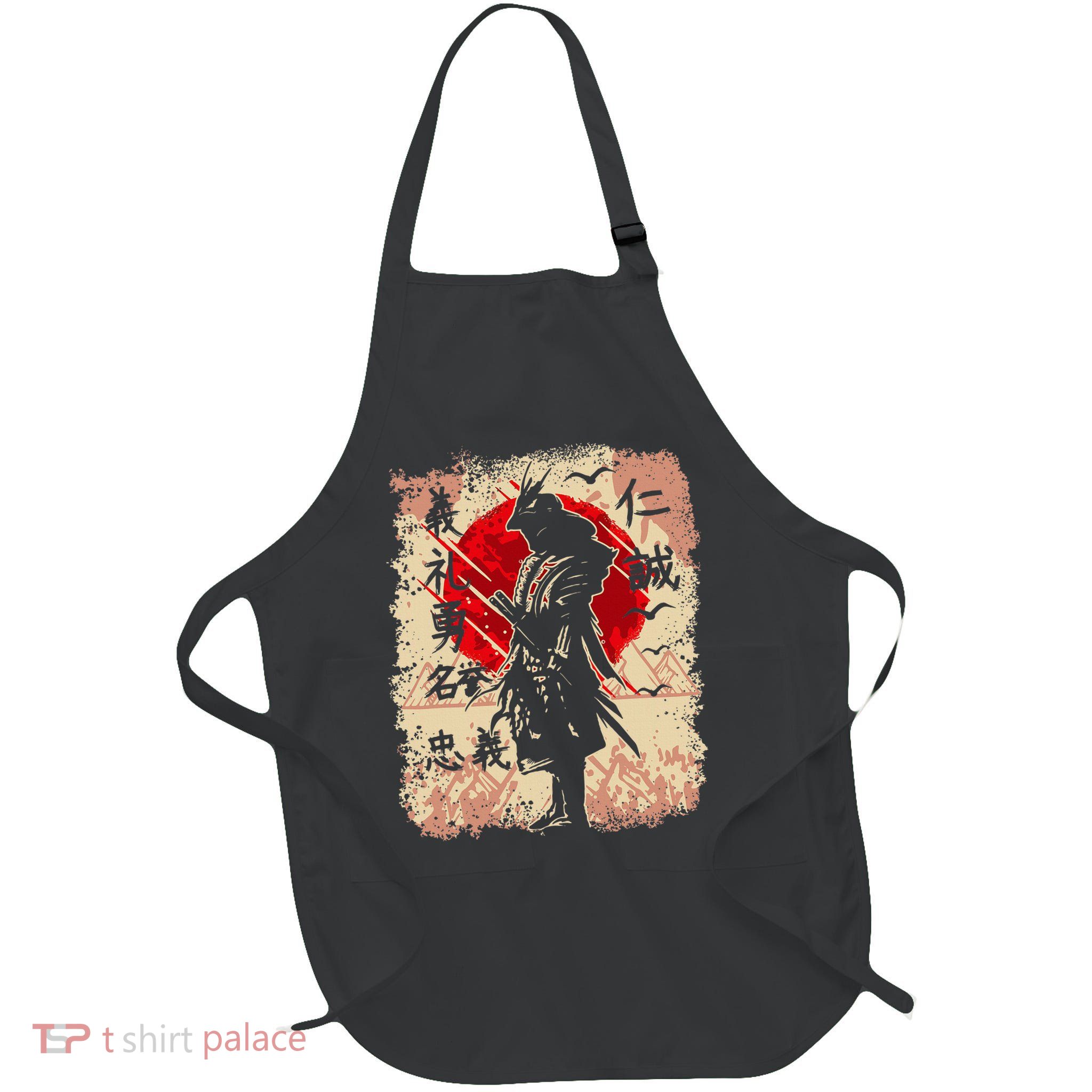 Samurai Japanese Warrior & Bushido Code Swordsman Apron