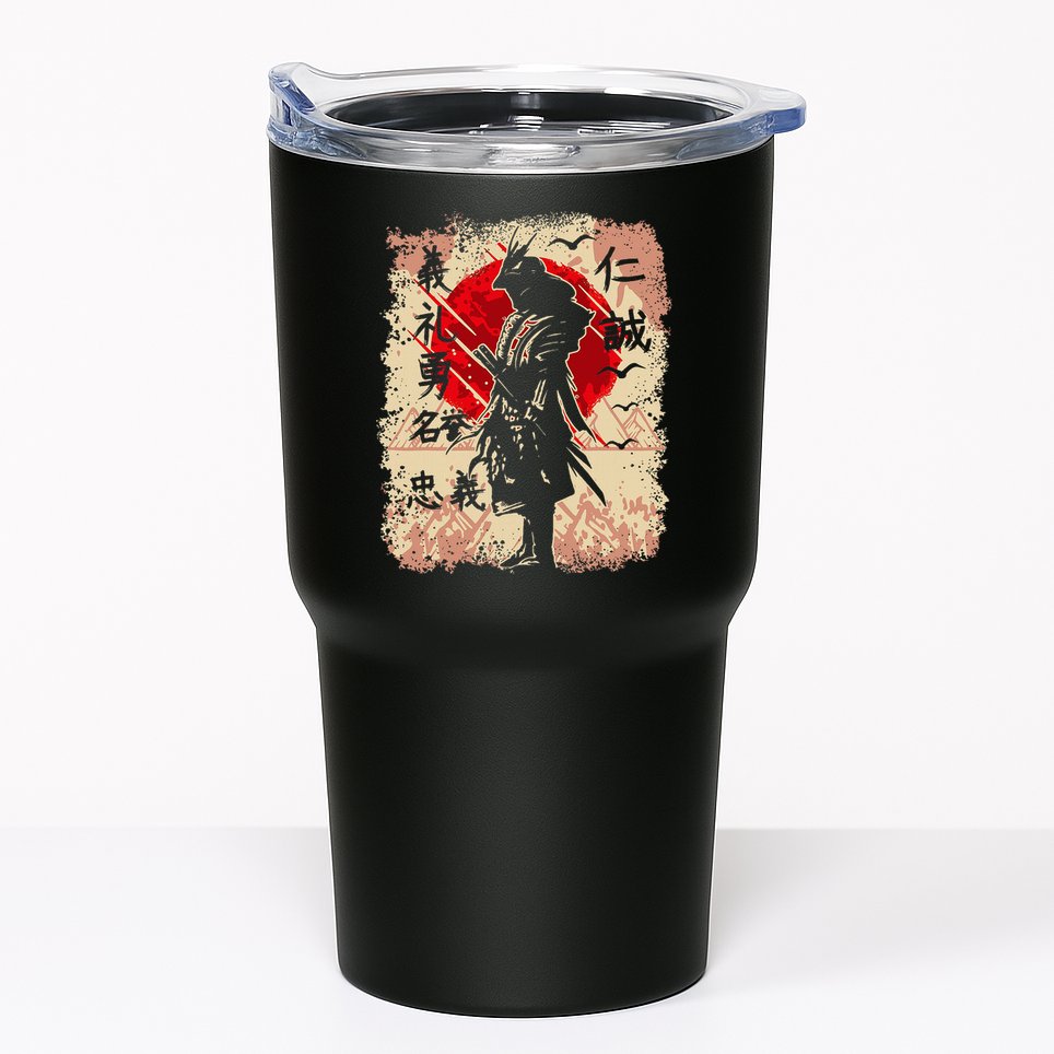 Samurai Japanese Warrior & Bushido Code Swordsman Tumbler