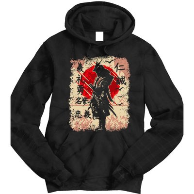 Samurai Japanese Warrior & Bushido Code Swordsman Tie Dye Hoodie