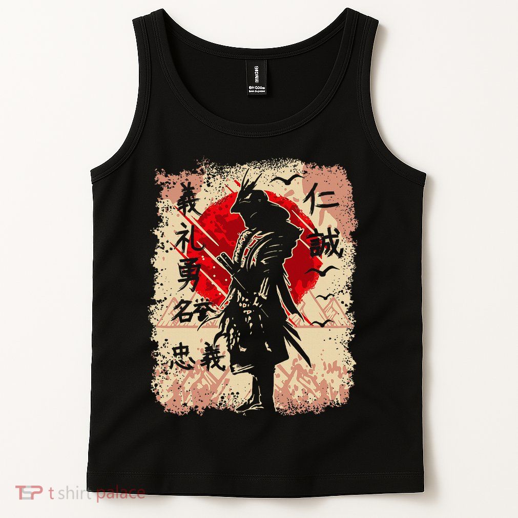 Samurai Japanese Warrior & Bushido Code Swordsman Tank Top