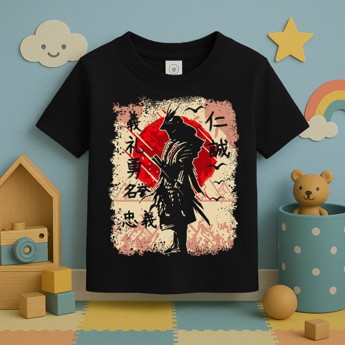 Samurai Japanese Warrior & Bushido Code Swordsman Toddler T-Shirt