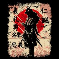 Samurai Japanese Warrior & Bushido Code Swordsman Toddler T-Shirt
