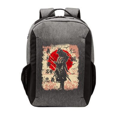 Samurai Japanese Warrior & Bushido Code Swordsman Vector Backpack