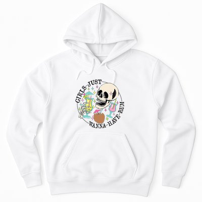 Skeleton Just Wanna Have Rum Summer Beach Party Hoodie