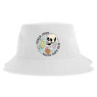 Skeleton Just Wanna Have Rum Summer Beach Party Sustainable Bucket Hat