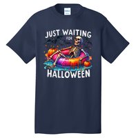 Skeleton Just Waiting For Halloween Tall T-Shirt