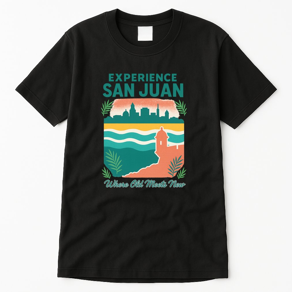 San Juan Where Old Meets New Tall T-Shirt