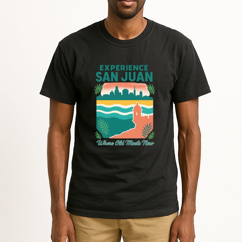 San Juan Where Old Meets New Tall T-Shirt