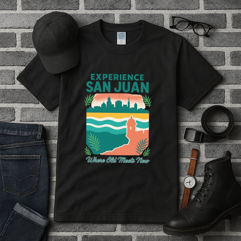 San Juan Where Old Meets New Tall T-Shirt