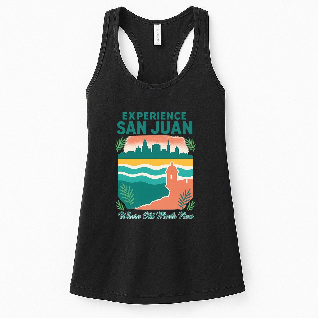 San Juan Where Old Meets New Womens Tank Top