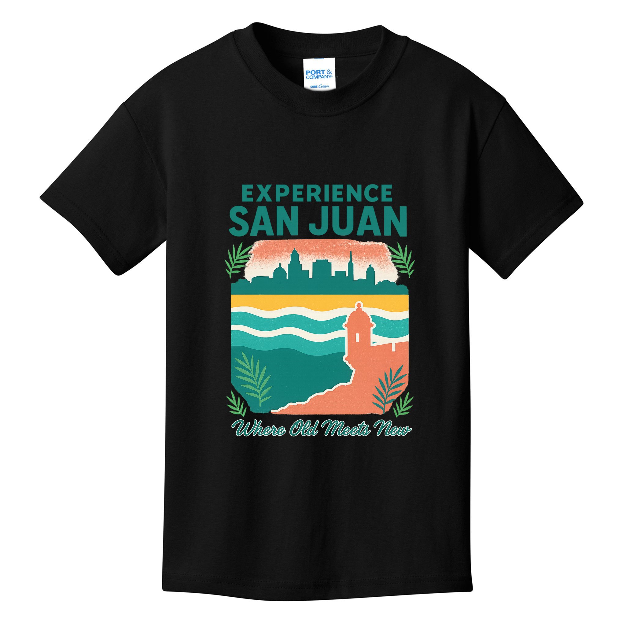 San Juan Where Old Meets New Kids T-Shirt