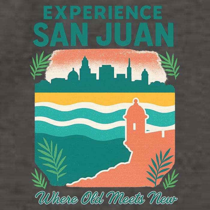 San Juan Where Old Meets New Vector Backpack