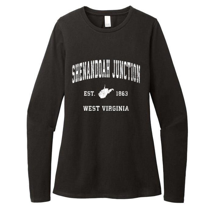 Shenandoah Junction West Virginia Wv Vintage Athletic Womens CVC Long Sleeve Shirt