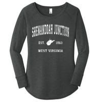 Shenandoah Junction West Virginia Wv Vintage Athletic Women's Perfect Tri Tunic Long Sleeve Shirt