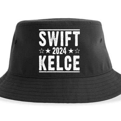Swift Kelce 2024 Election Funny Sustainable Bucket Hat
