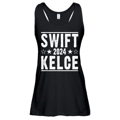 Swift Kelce 2024 Election Funny Ladies Essential Flowy Tank
