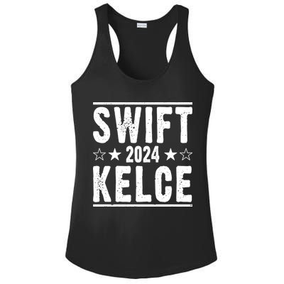 Swift Kelce 2024 Election Funny Ladies PosiCharge Competitor Racerback Tank