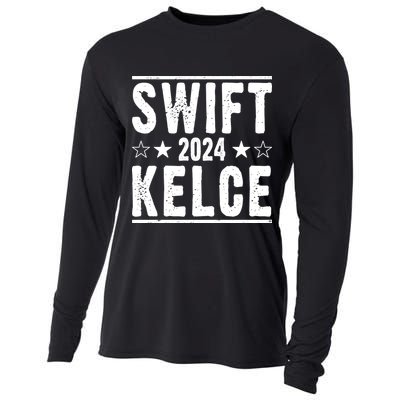 Swift Kelce 2024 Election Funny Cooling Performance Long Sleeve Crew
