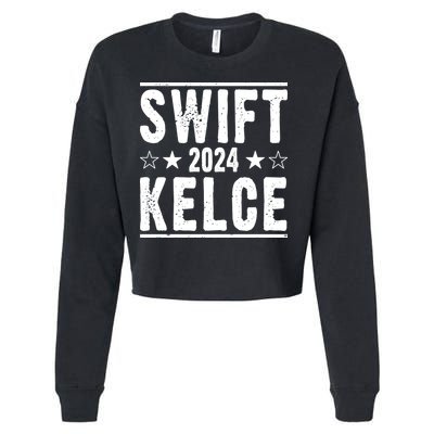Swift Kelce 2024 Election Funny Cropped Pullover Crew