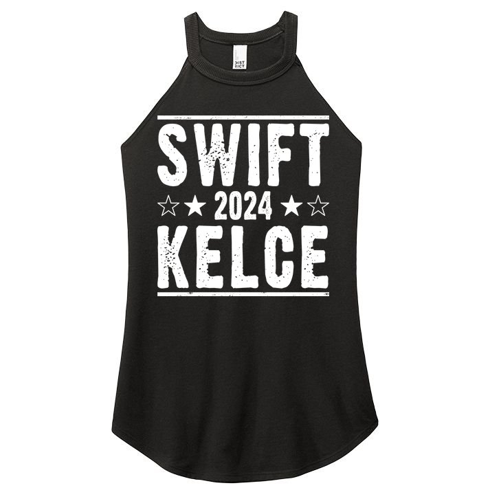 Swift Kelce 2024 Election Funny Women's Perfect Tri Rocker Tank