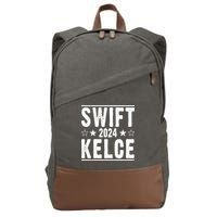 Swift Kelce 2024 Election Funny Cotton Canvas Backpack