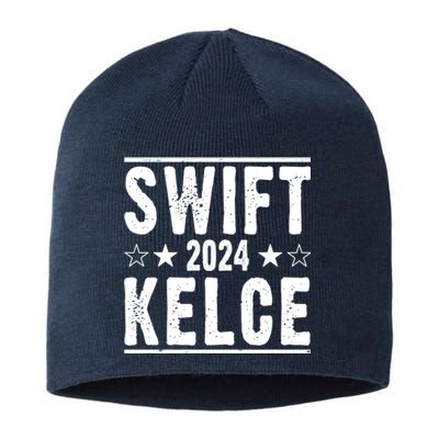 Swift Kelce 2024 Election Funny Sustainable Beanie