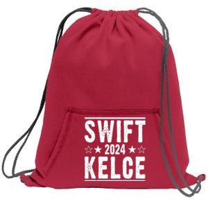 Swift Kelce 2024 Election Funny Sweatshirt Cinch Pack Bag