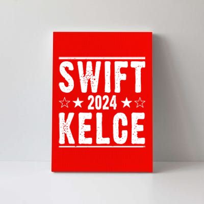 Swift Kelce 2024 Election Funny Canvas