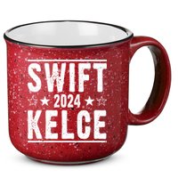 Swift Kelce 2024 Election Funny 15oz Campfire Ceramic Mug