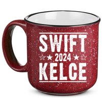 Swift Kelce 2024 Election Funny 15oz Campfire Ceramic Mug