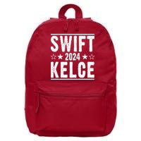 Swift Kelce 2024 Election Funny 16 in Basic Backpack