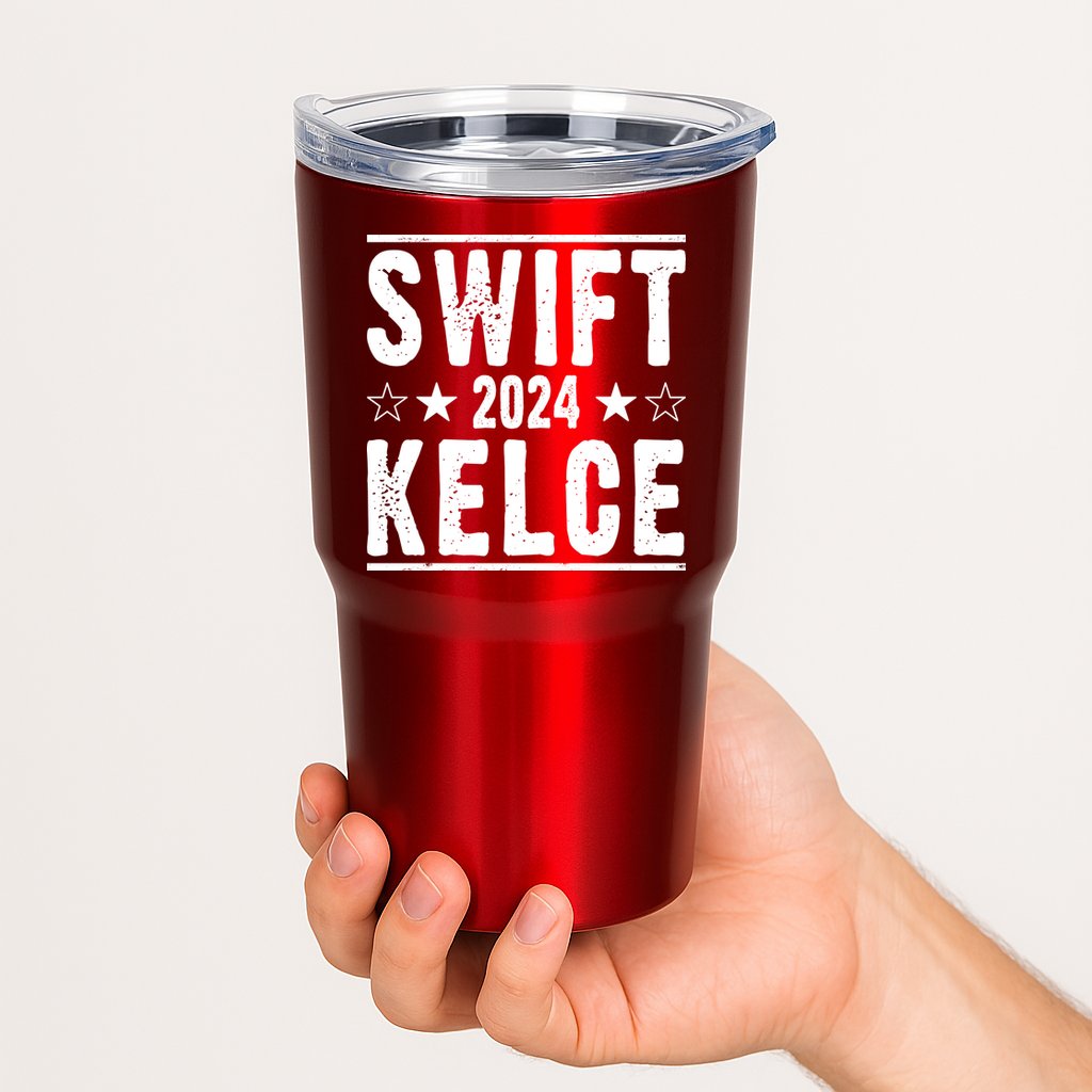 Swift Kelce 2024 Election Funny Tumbler