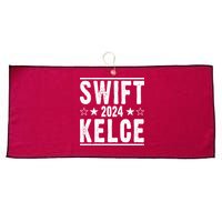Swift Kelce 2024 Election Funny Large Microfiber Waffle Golf Towel