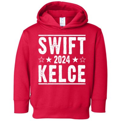 Swift Kelce 2024 Election Funny Toddler Hoodie