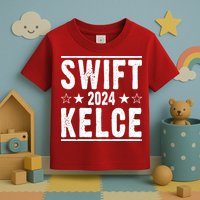 Swift Kelce 2024 Election Funny Toddler T-Shirt