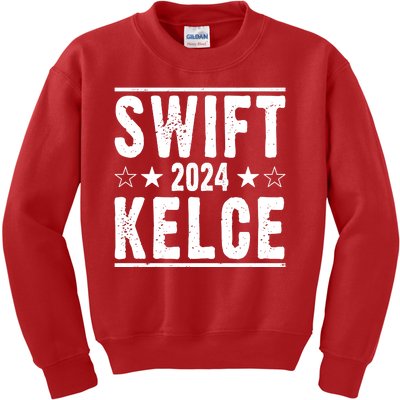 Swift Kelce 2024 Election Funny Kids Sweatshirt