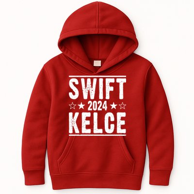 Swift Kelce 2024 Election Funny Kids Hoodie